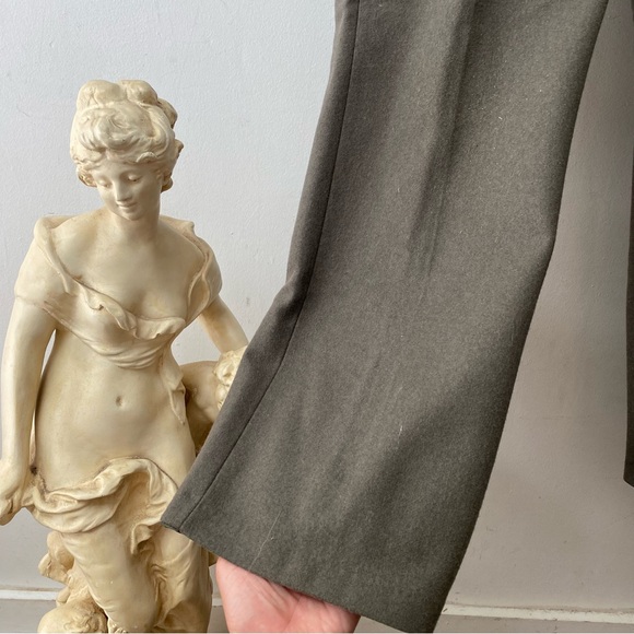 G-48 Vintage East German Wool Military Pants Button Fly - Picture 4 of 11